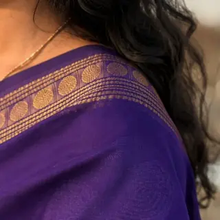 Purple Chettinad Cotton Saree